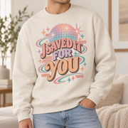 Lumiera I Saved It For You Sandshell crewneck print close-up