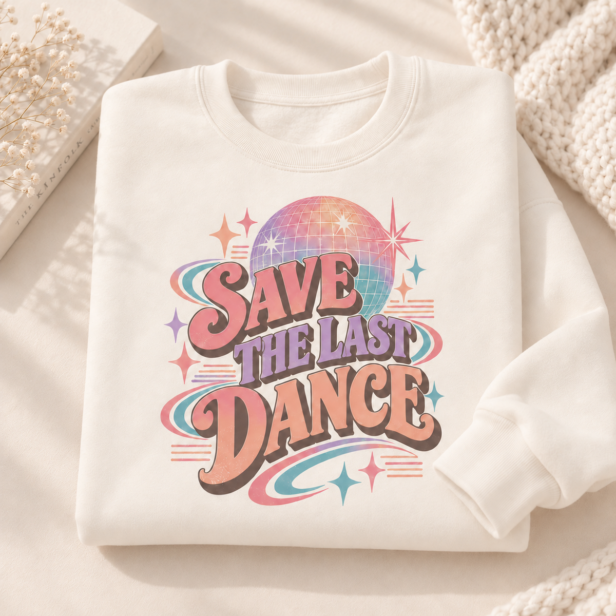 Lumiera Save The Last Dance Sandshell crewneck folded product photo